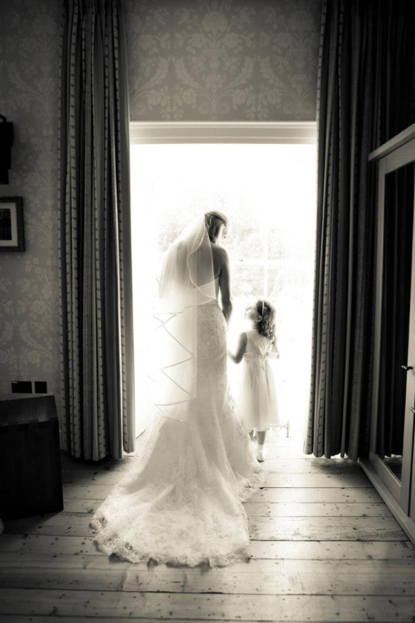 bride and girl